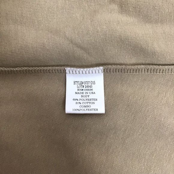 Slinky Brand Neutral Tan Faux Fur Collar Jacket M - Picture 6 of 6